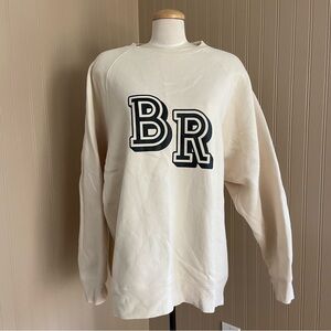 BRUNETTE THE LABEL Oversized Cream Colours Sweatshirt Women’s L-XL